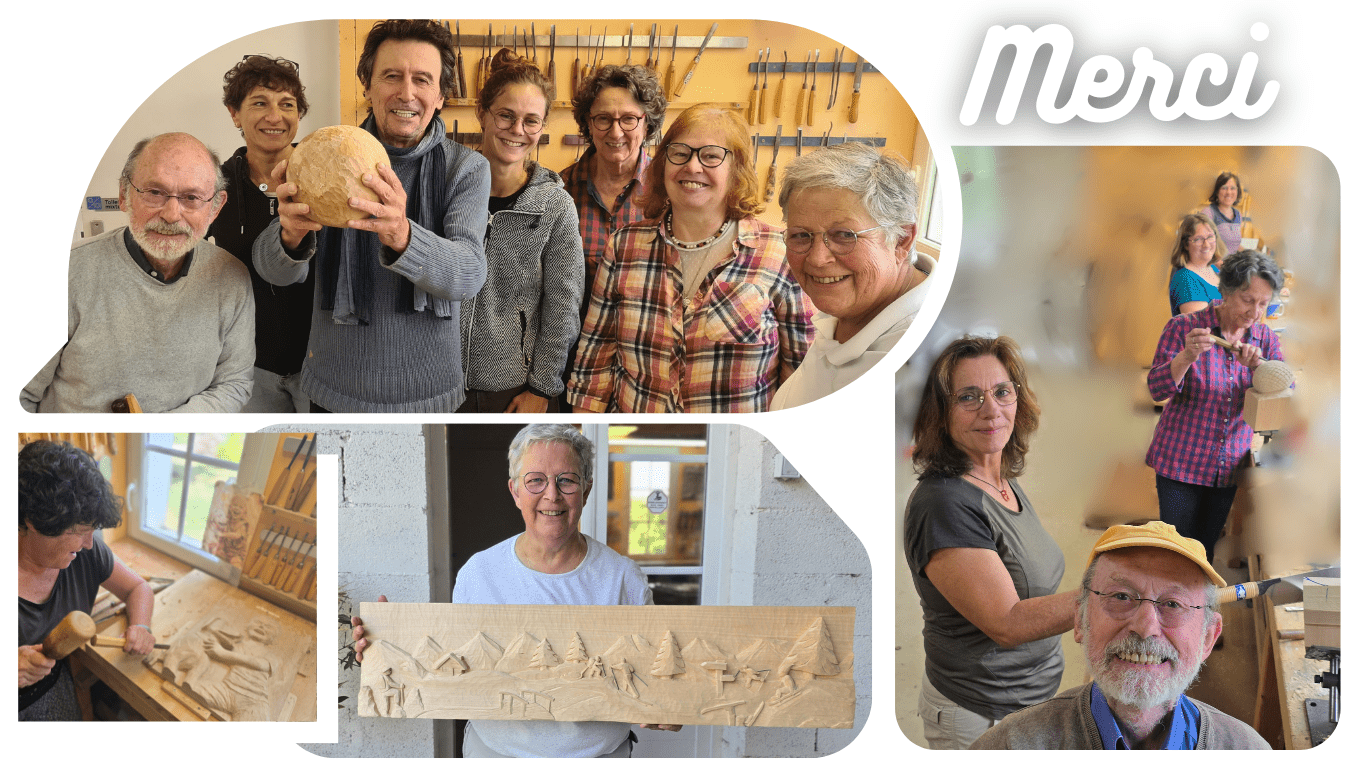 Passionnés de la sculpture sur bois